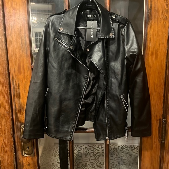 ur best Jackets & Blazers - Urbest NWT faux leather jacket